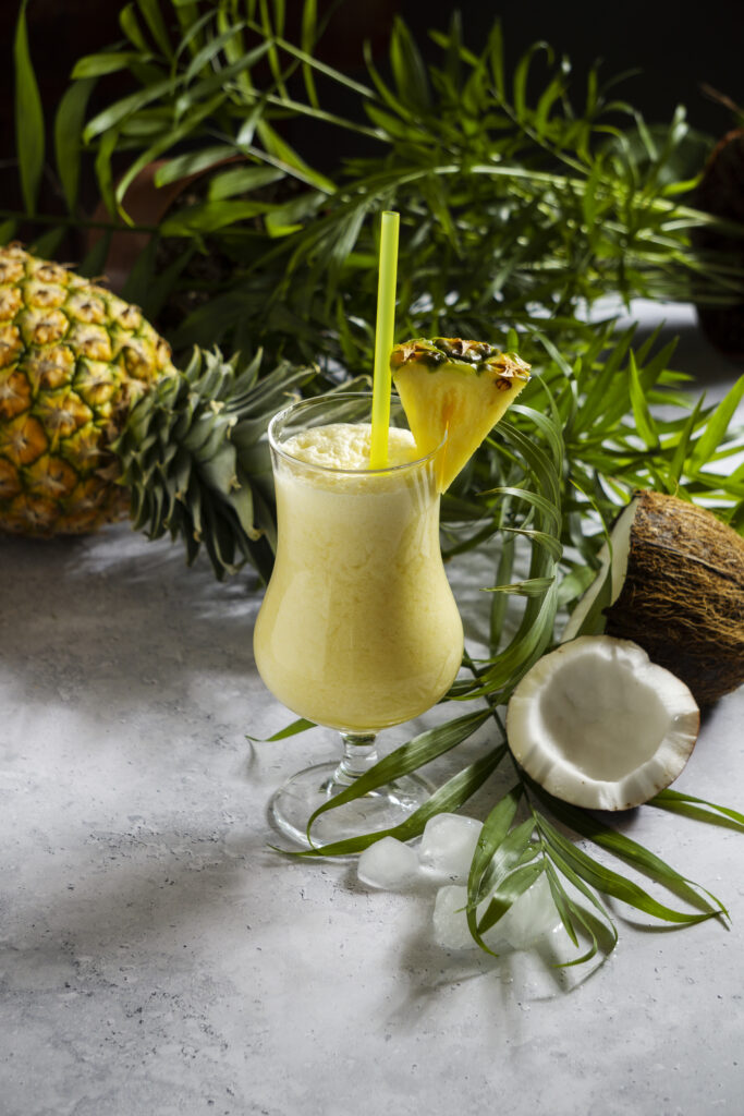 Pineapple Coconut Smoothie_Foodietours.in